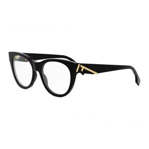 NEW FENDI EYEGLASSES, BLACK WOMEN EYEWEAR FENDI FE50101I 001